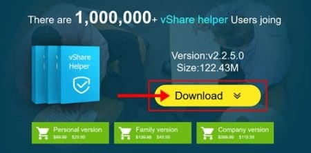 how to install ipa files with vshare helper