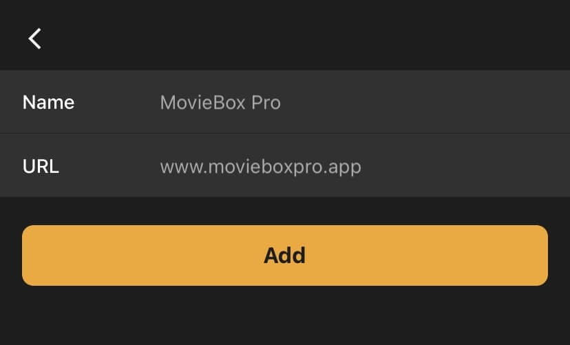 Installing MovieBox Pro on iPhone