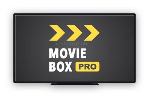 MovieBox Pro on Android TV set
